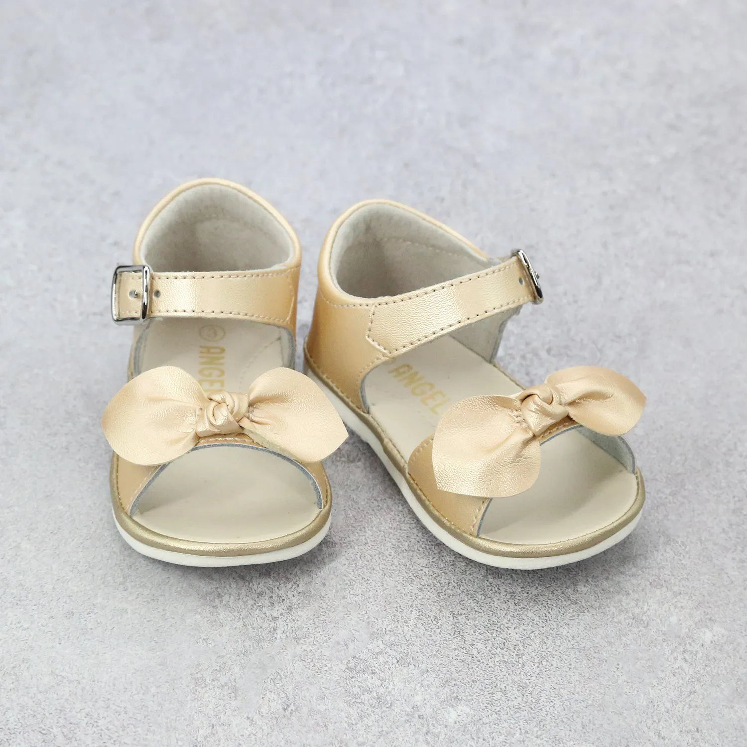 Baby Girls Jolie Bow Leather Sandals