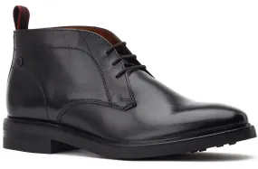 Base London Knebworth Mens Leather Lace Up Chukka Boot