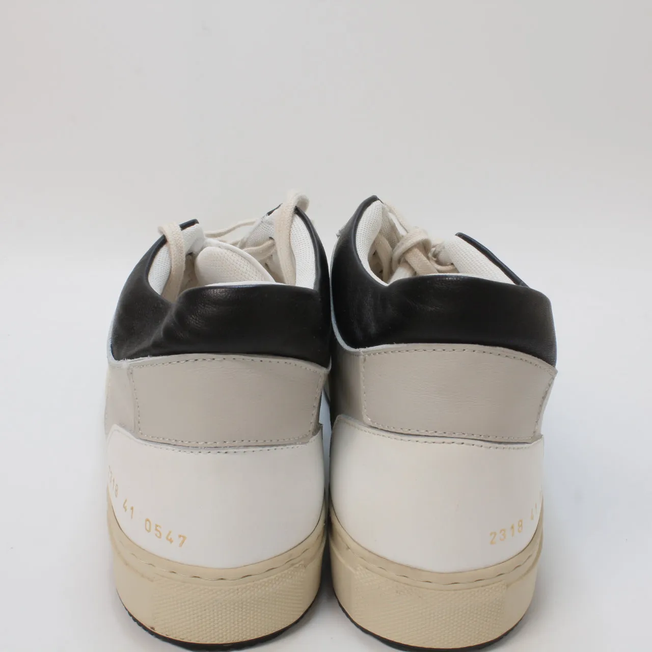 Common Projects Bball Low Decades White Black Uk Size 7