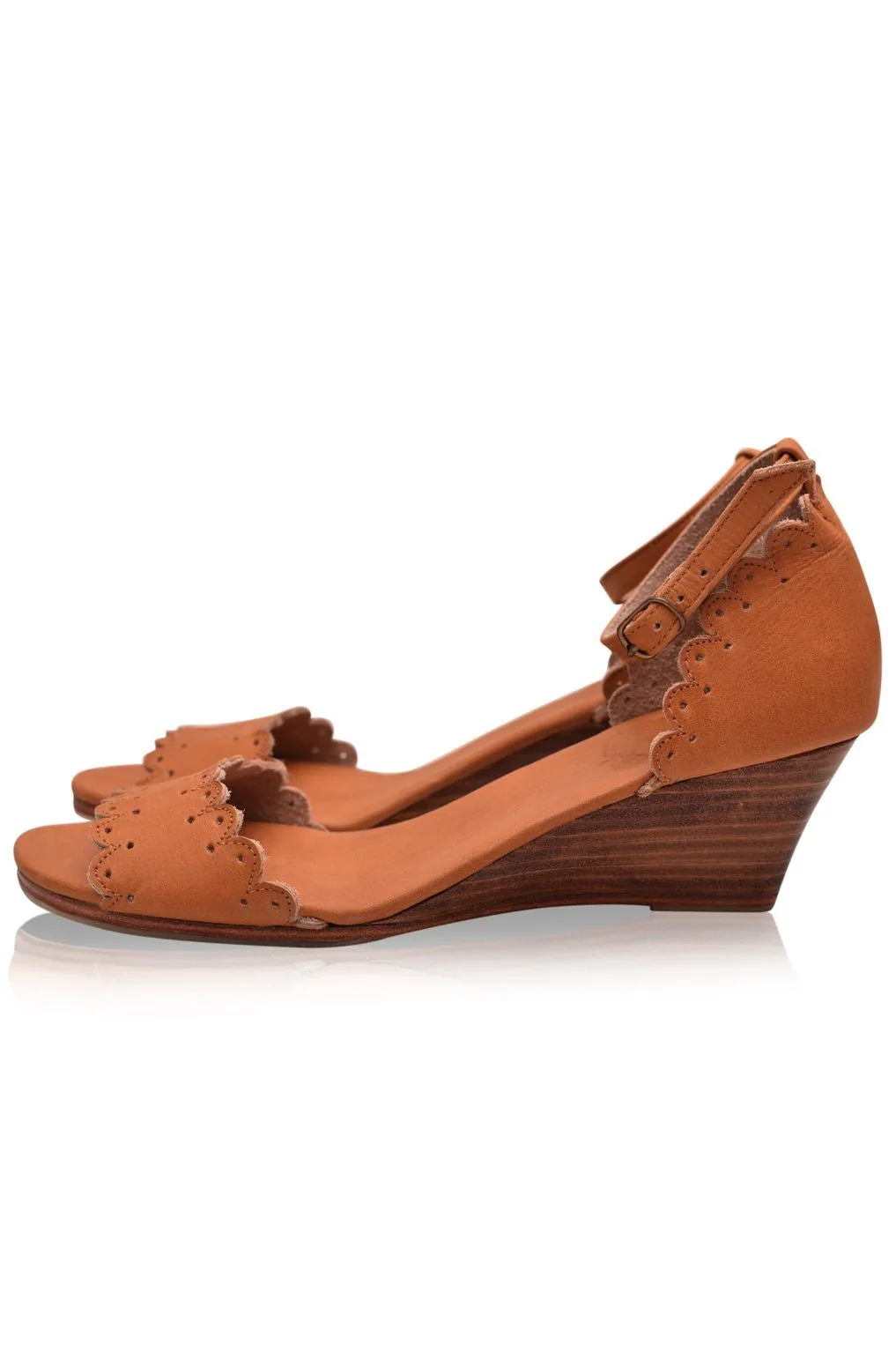 Dreamland Leather Wedges