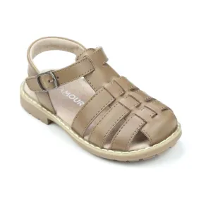 Emerson Boys Leather Fisherman Sandal