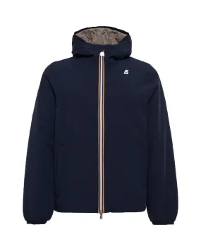 Giacca Uomo K-Way Jack Warm Double Blu Beige