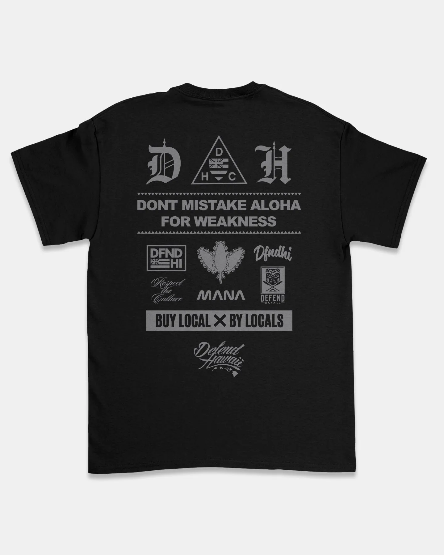 HAWAIʻI KINE TINGS Dark Gray Ink Tee