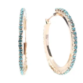 Mariana Opal Hoop Earrings