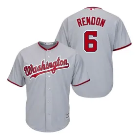 Men's Washington Nationals Anthony Rendon Replica Road Jersey - Gray