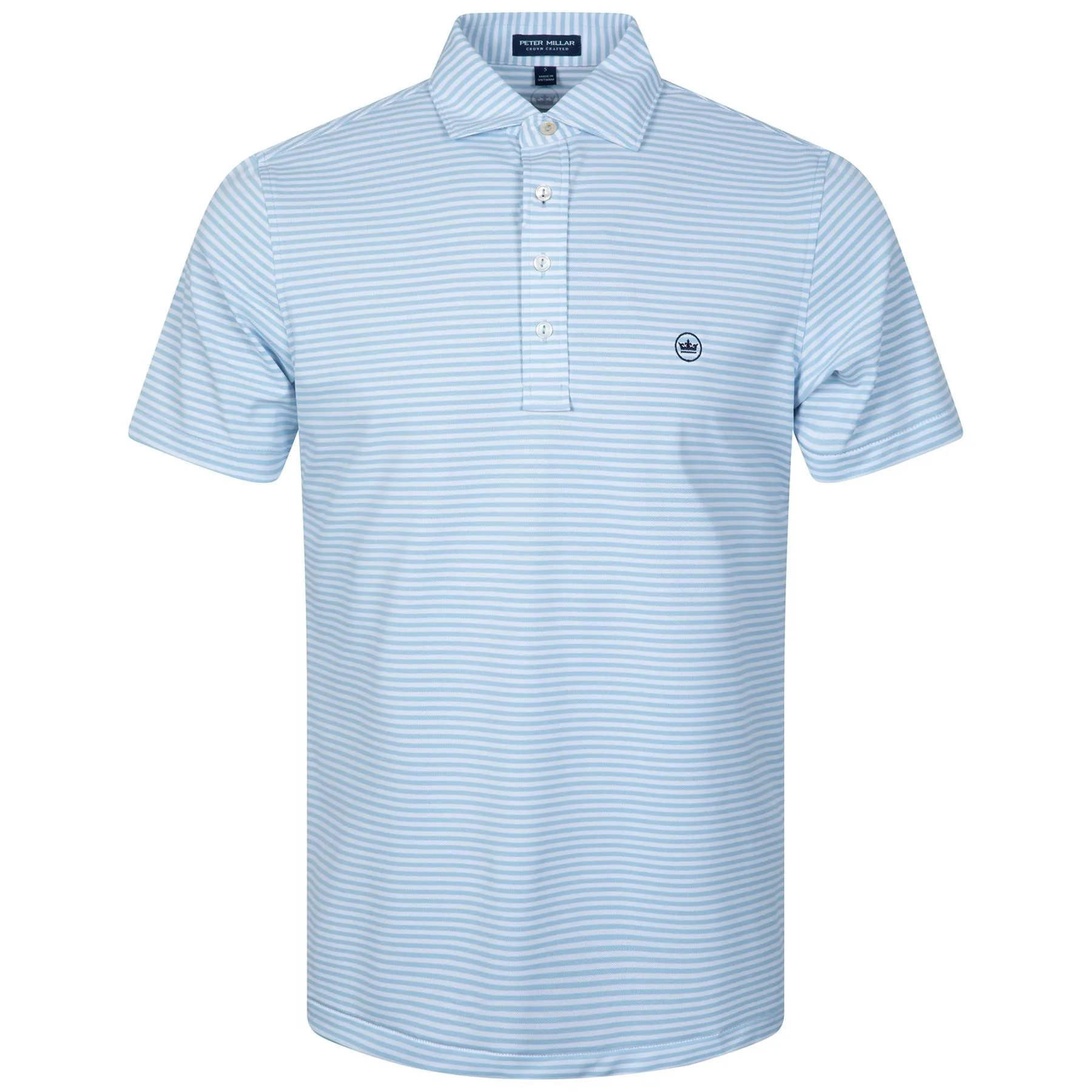 Mood Tailored Fit Performance Polo Blue Frost - 2024