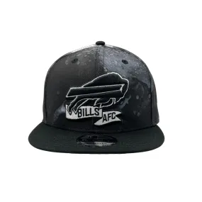 New Era Bills 2022 Sideline AFC Black Ink Snapback Hat