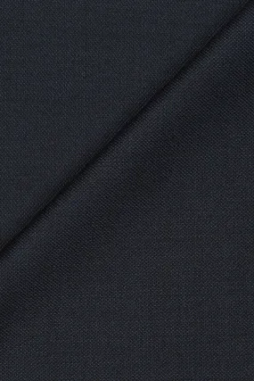 Piacenza Navy Black Wool-Lycra Cloth - 1.2m