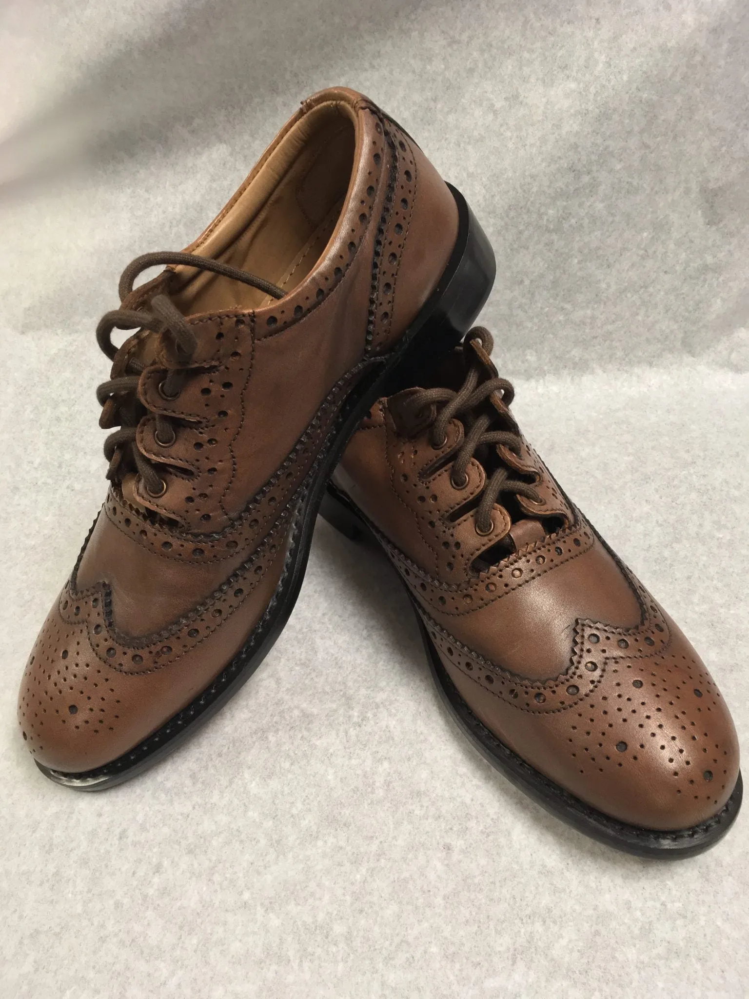 Premium Camel Leather Ghillie Brogue Style 1112