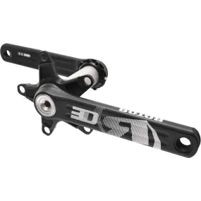 Rotor 3D30 BCD 110X5 Crankset - Black/Grey