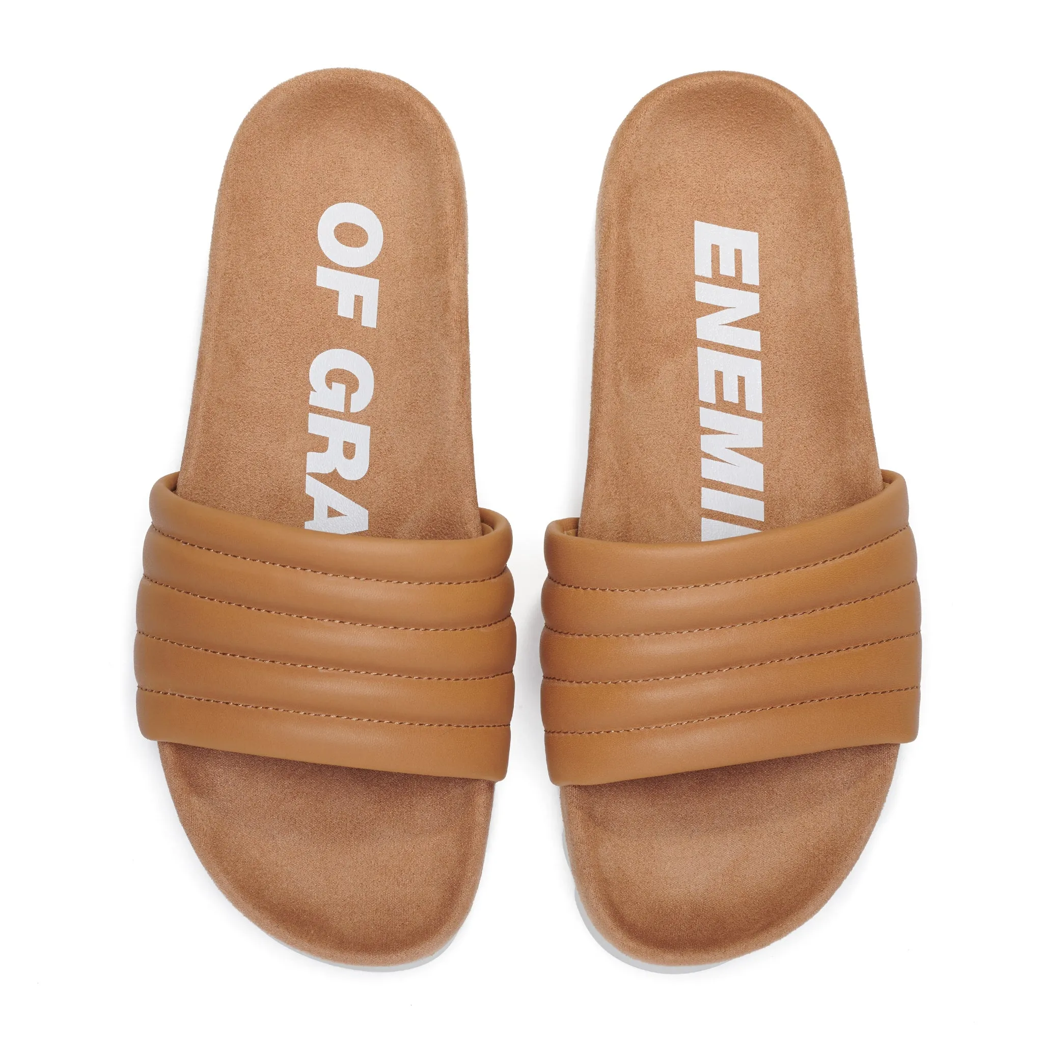 Slide Tooth Wedge Soft Tan