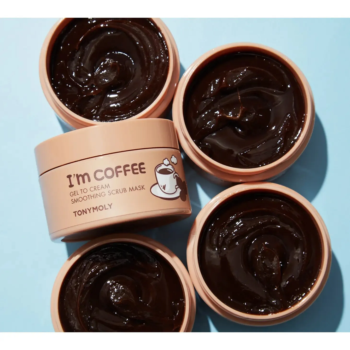 TONYMOLY I'm Coffee Gel To Cream Smoothing Scrub Mask