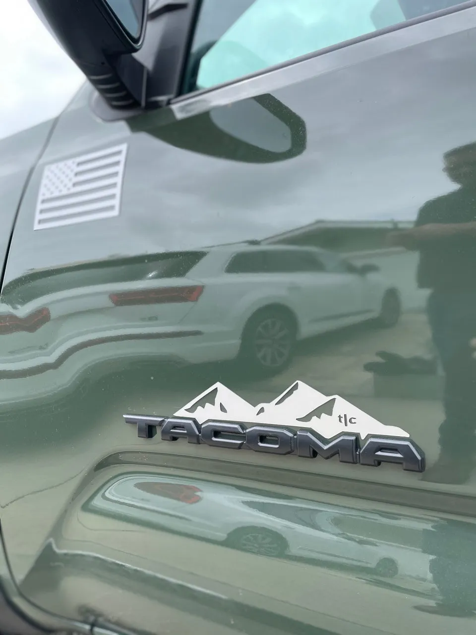 Toyota Tacoma Badge Mountain Range Magnet (2016 )