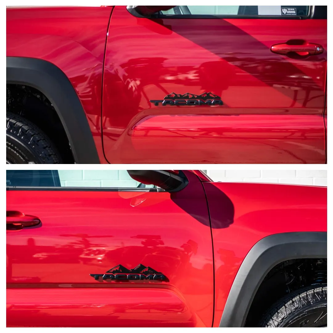 Toyota Tacoma Badge Mountain Range Magnet (2016 )