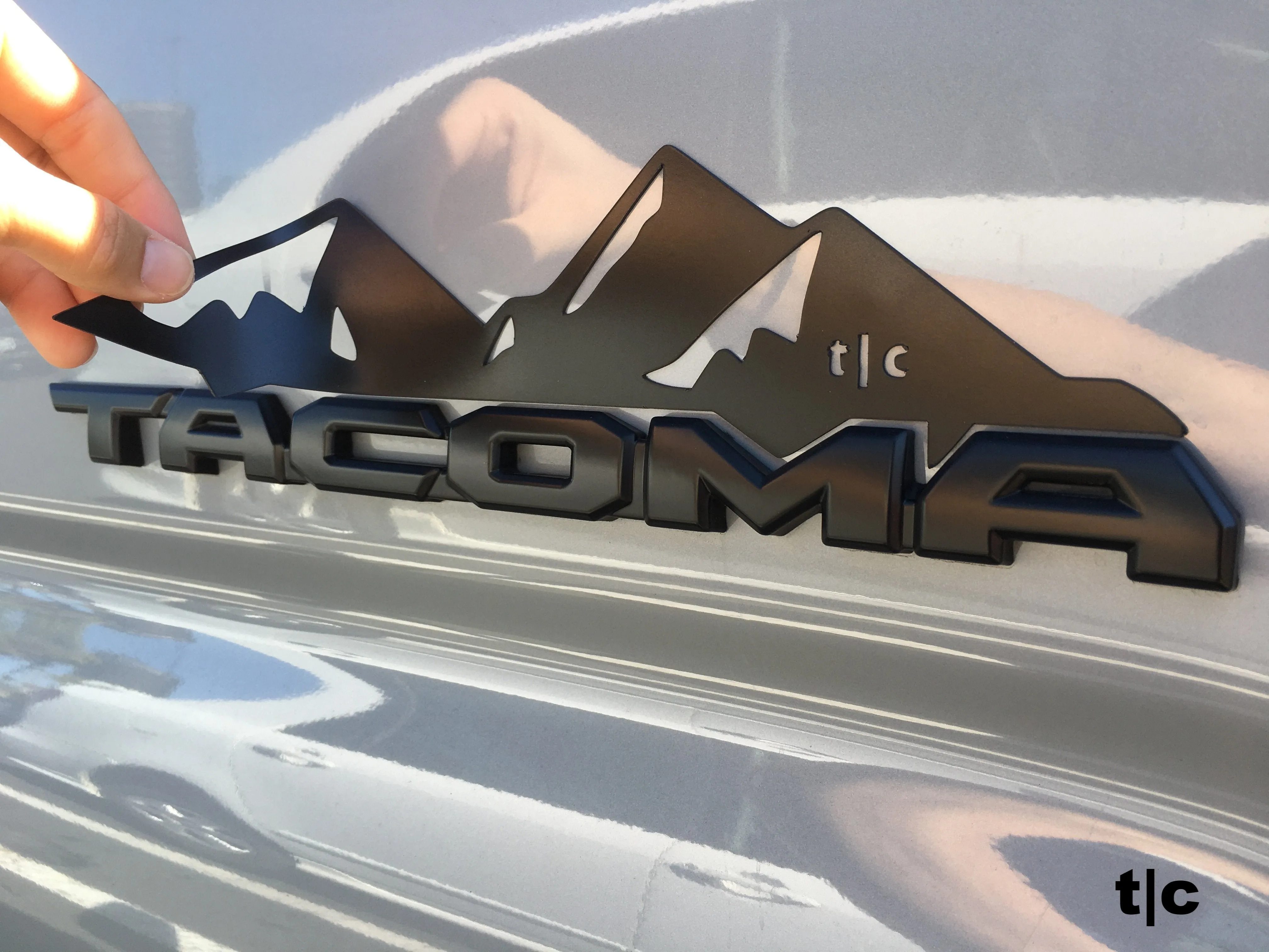 Toyota Tacoma Badge Mountain Range Magnet (2016 )