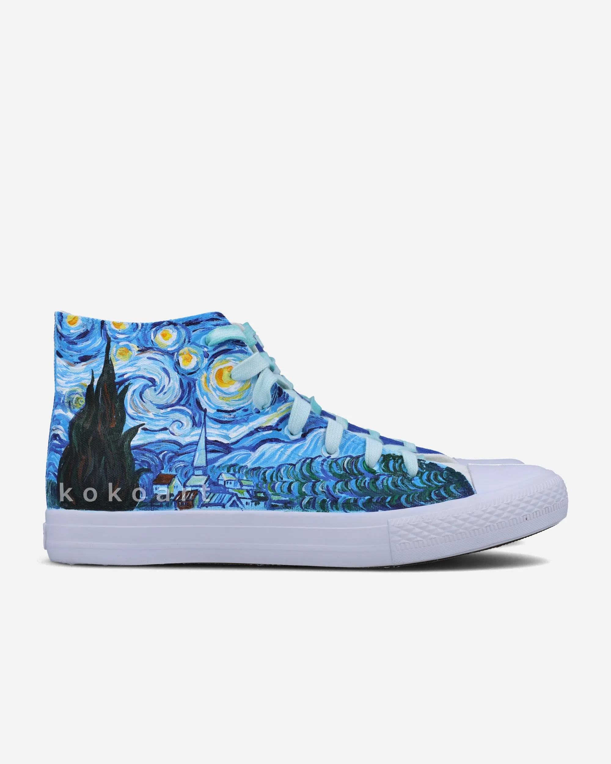 Van Gogh Starry Night Hand Painted Shoes