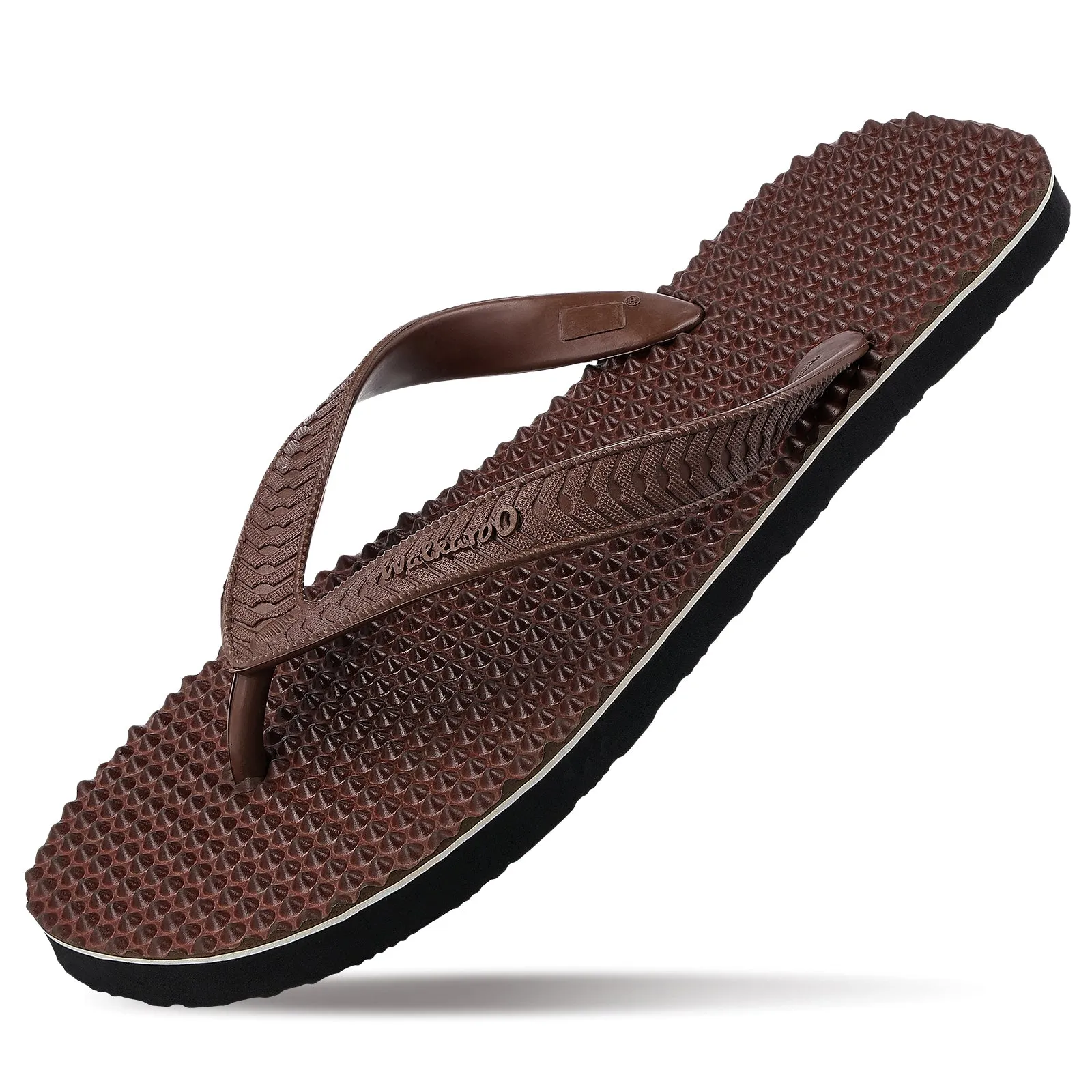 Walkaroo Gents Flip Flop Thong  - HG165 Brown Black