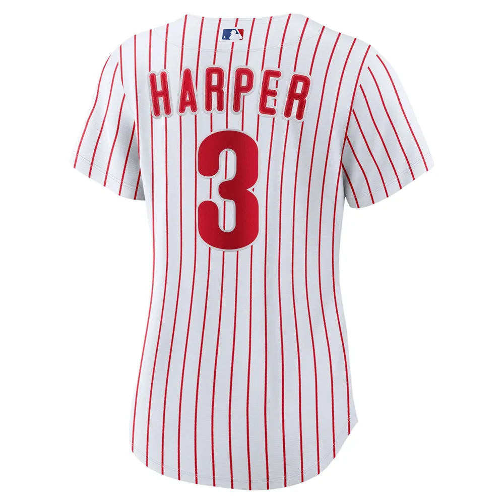 Women's Philadelphia Phillies Bryce Harper Home Player Jersey - White