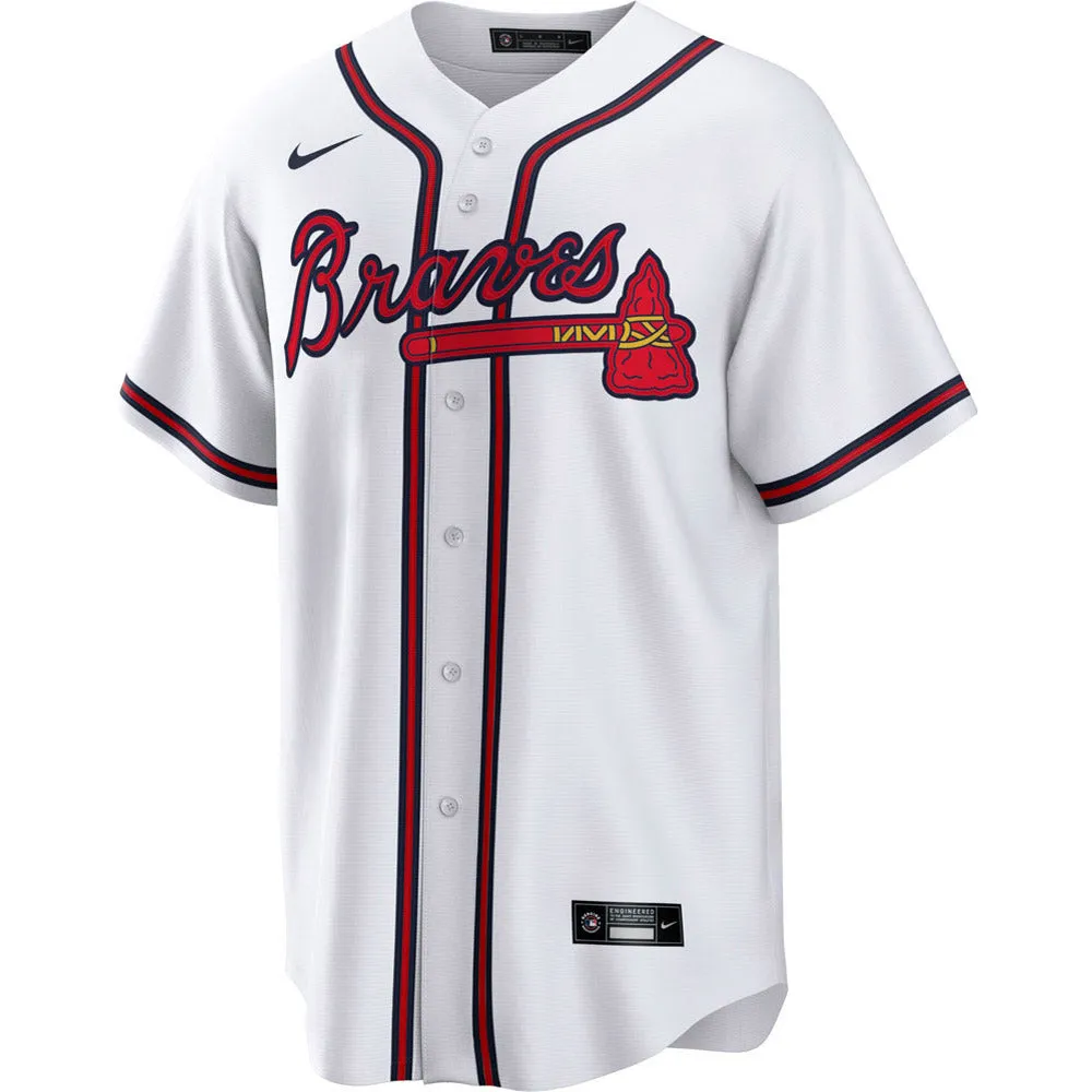 Youth Atlanta Braves Max Fried Cool Base Replica Home Jersey - White