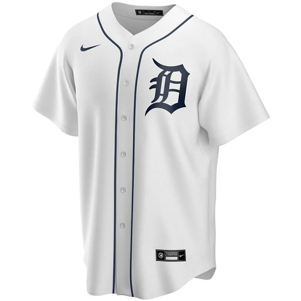 Youth Detroit Tigers Casey Mize Cool Base Replica Home Jersey - White