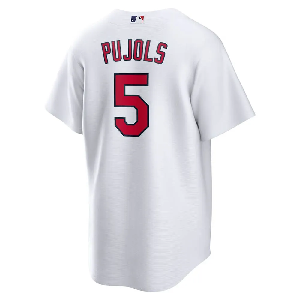 Youth St. Louis Cardinals Albert Pujols Cool Base Replica Home Jersey - White